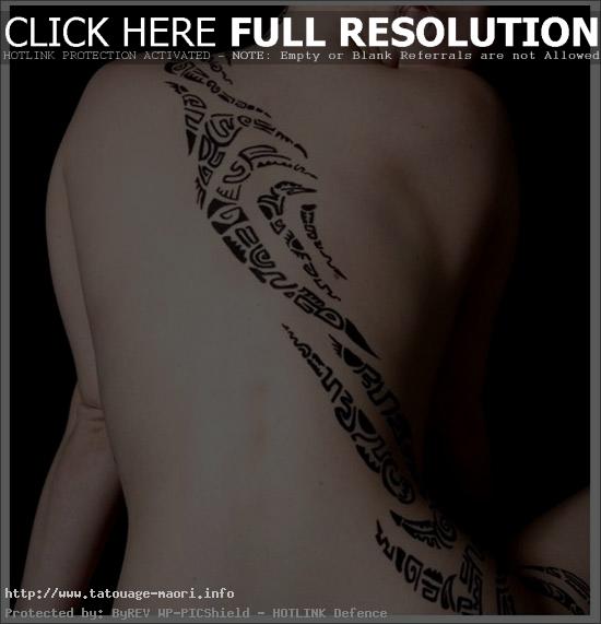 tatouage maori femme