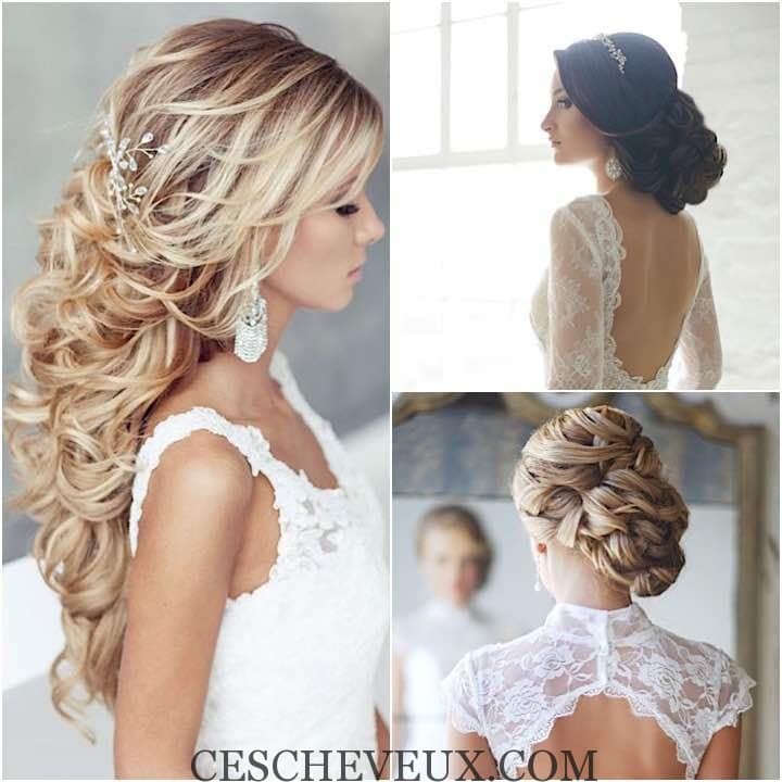 coiffure glamour mariage
