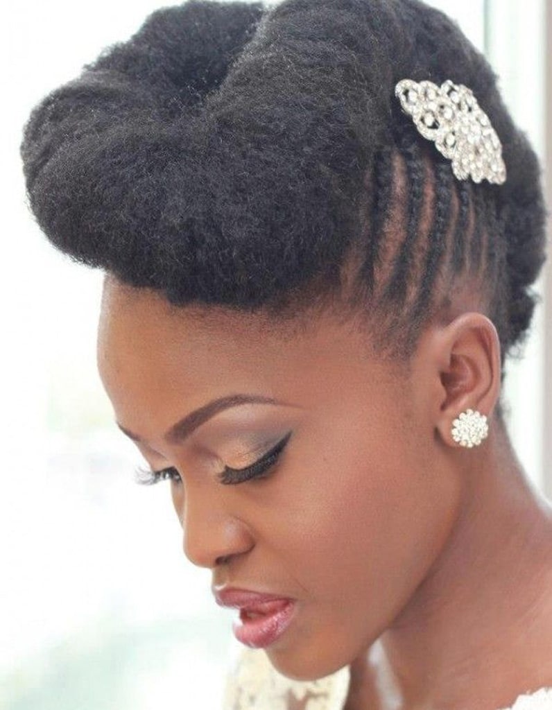 coiffure mariage afro