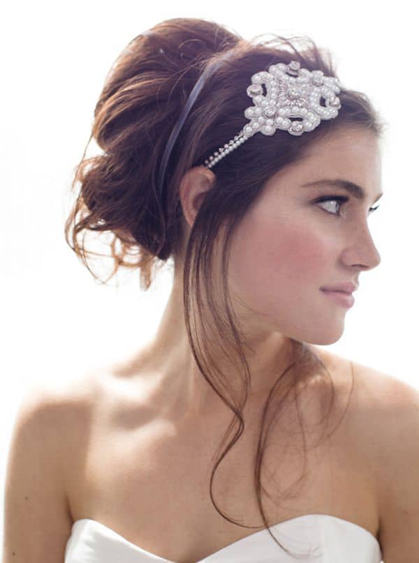 coiffure mariage headband