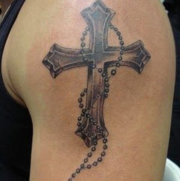 tatouage croix homme
