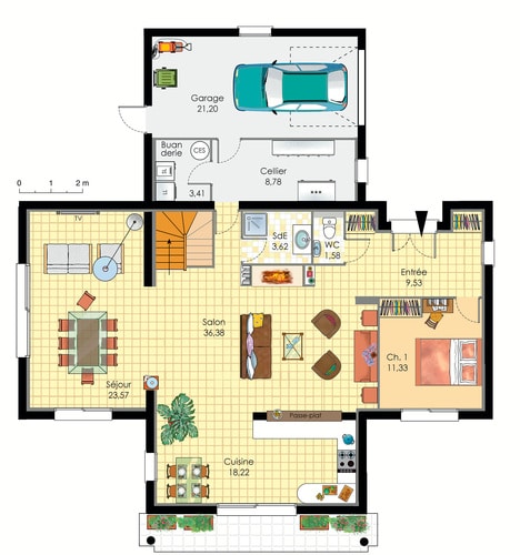 plan architecte de maison
