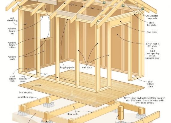 plan construction bois