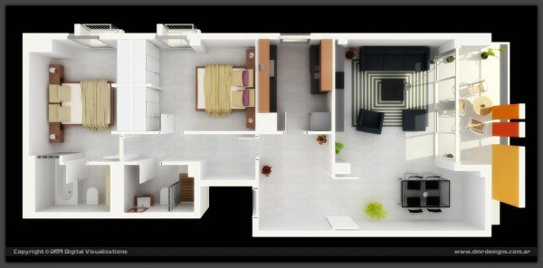 plan maison appartement