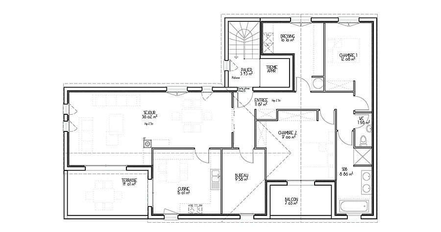 plans maison architecte